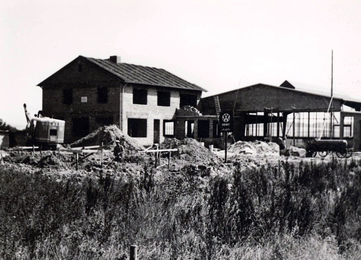 Altes Bild eines Hauses 1951